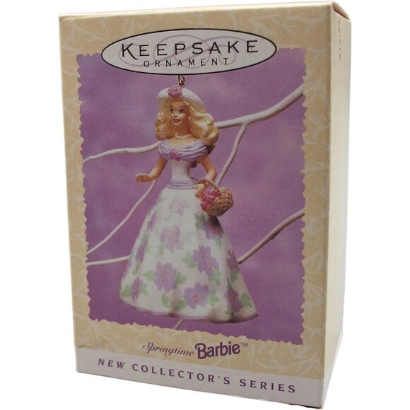 Barbie Springtime Keepsake Ornament Collectors Series - Picture 2 of 2